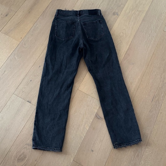 Abercrombie & Fitch The Dad High Rise Black Jeans Size 4 - Picture 7 of 7